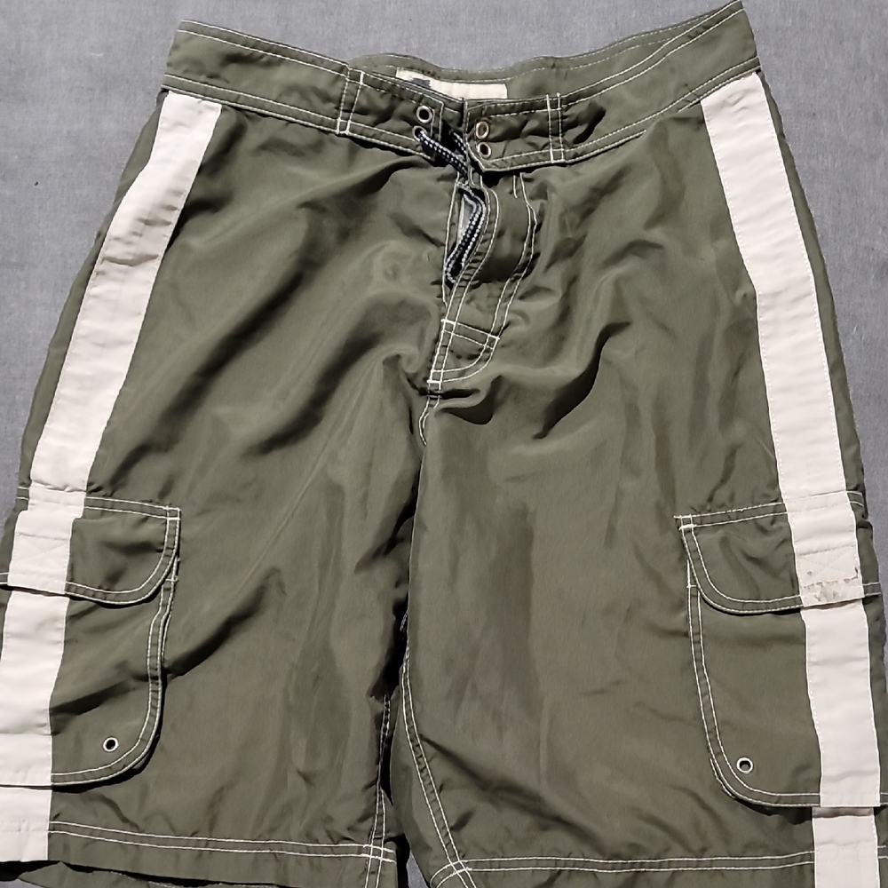 Point Zero Green Cargo Boardshorts